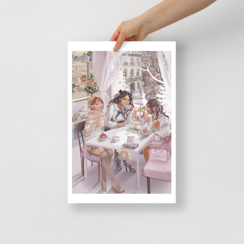 "Bunnies, Gifts and Giggles" Print